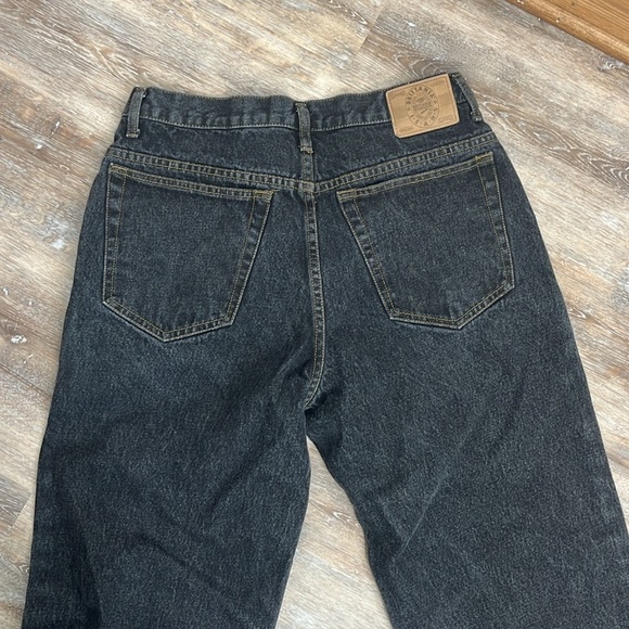 Vintage Brittania Men's Jeans Black Size 31 x 32 (Labeled 33 x 32) Straight Leg - Picture 3 of 15